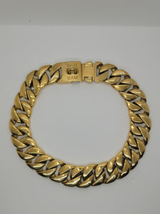 32MM Gold  BAM! Cuban Link Collar