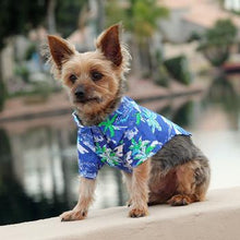 Load image into Gallery viewer, Ocean Blue Hawaiian Shirt